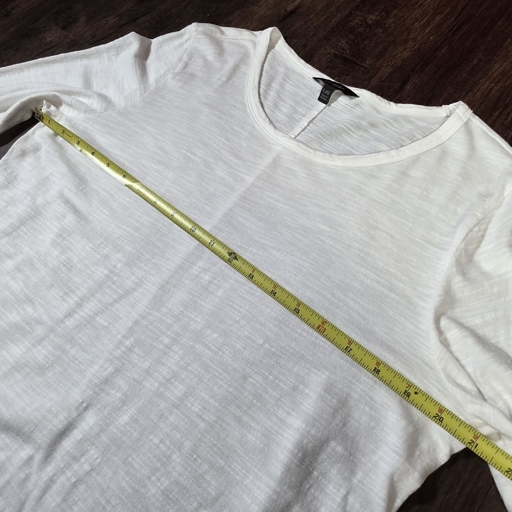 Banana Republic Thin White Long Sleeve Tee - Picture 4 of 6